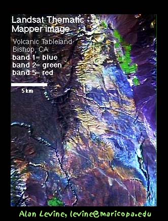 Bishop, CA Landsat Image